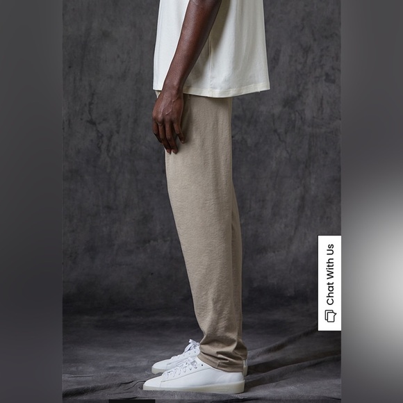 Fear of God Essentials Essentials Tan Lounge Pants size M - Picture 3 of 8